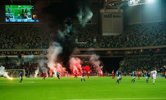 matchen avbryts