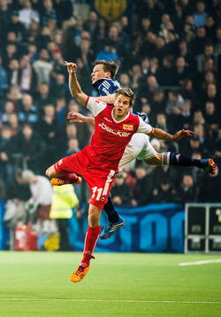 Djurgårdens Emil Bergström  och 1. FC Union Berlins