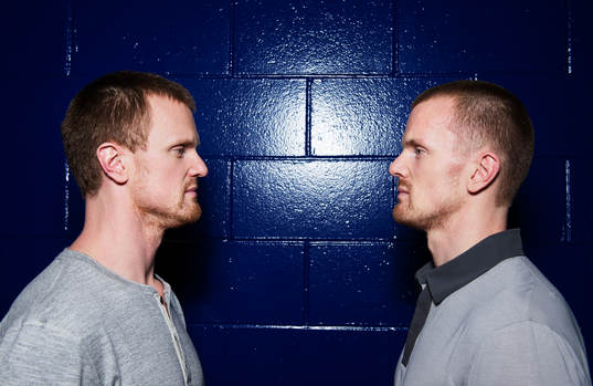 Tvillingbröderna Henrik och Daniel Sedin, som spelar