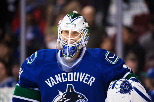Vancouvers målvakt Eddie Läck