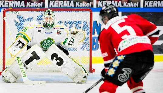 Björklövens målvakt Andrew Raycroft ställs mot Malmö