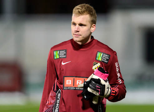 Häckens målvakt Peter Abrahamsson