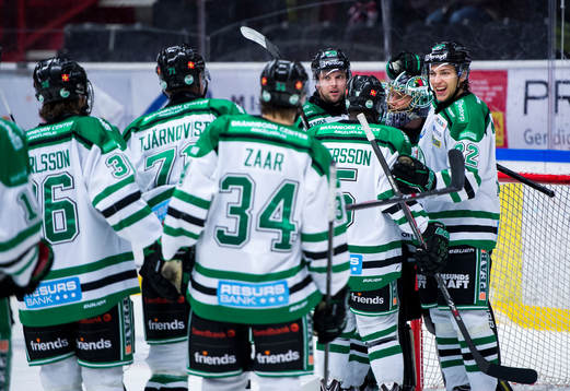 Rögles Jakob Johansson och Eric Martinsson jublar