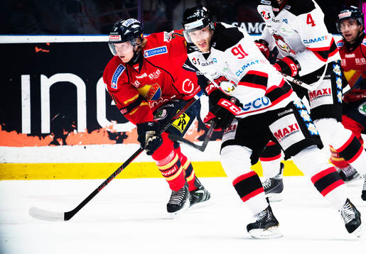 Djurgårdens Nicklas Heinerö  och Malmös Björn Svensson