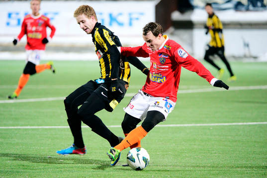 Häckens Samuel Gustafson och Falkenbergs Calle Wede