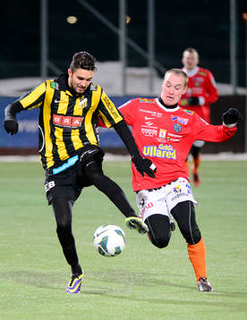 Häckens Leonard Zuta och Falkenbergs Christoffer Carlsson