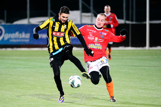 Häckens Leonard Zuta och Falkenbergs Christoffer Carlsson