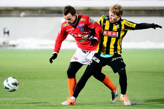Falkenbergs Anton Wede och Häckens Oscar Lewicki