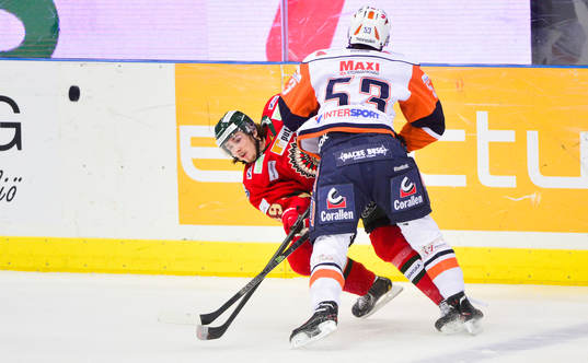 Frölundas Sebastian Collberg och Växjös Eddie Larsson