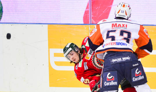 Frölundas Sebastian Collberg och Växjös Eddie Larsson