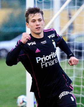 IFK Göteborgs Lasse Vibe jublar
