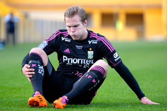 IFK Göteborgs Gustav Engvall pustar ut