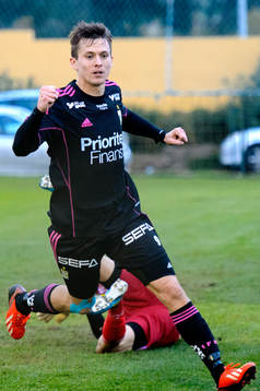 IFK Göteborgs Lasse Vibe jublar