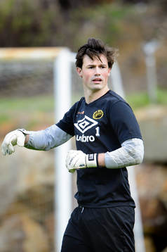 Elfsborgs målvakt Kevin Stuhr-Ellegaard