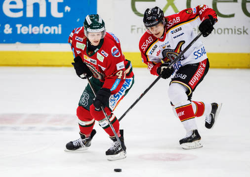 Frölundas Mathis Olimb och Luleås Marcus Oskarsson