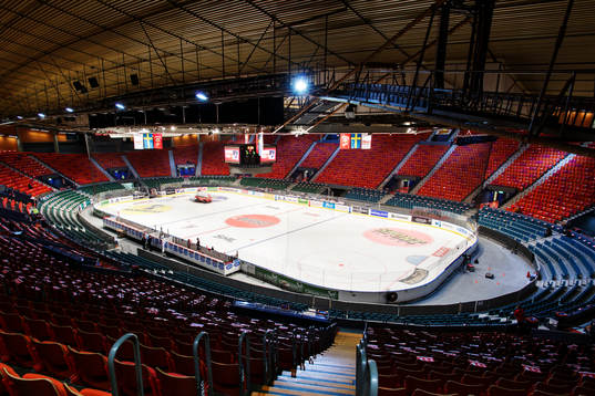 Scandinavium innan ishockeymatchen i SHL mellan Frölunda