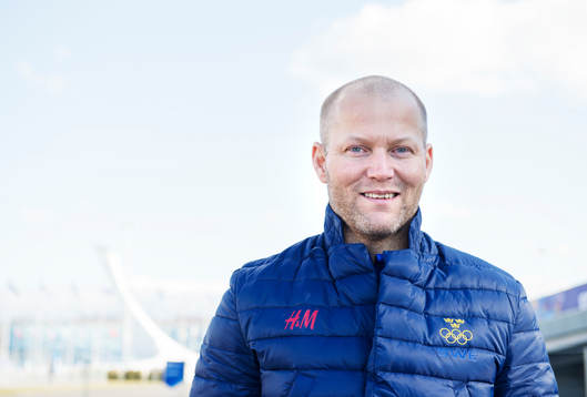 Damkronornas förbundskapten Niclas Högberg