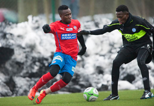 Helsinborgs David Accam utmanar Odenses Diarre i