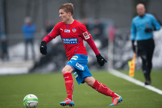 Helsingborgs Jere Uronen och Daniel Svensson i
