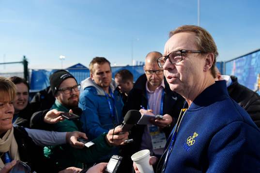 Bläddra bland fler bilder av OS 2014, Ishockey, pressträff med Pär Mårts