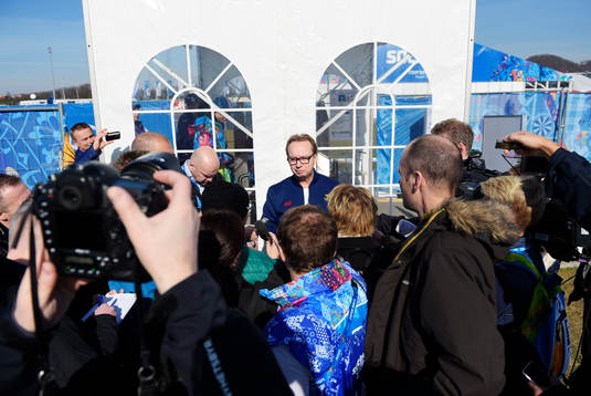 Sveriges förbundskapten för ishockey, Pär Mårts,