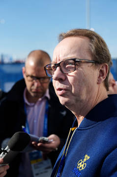 Sveriges förbundskapten för ishockey, Pär Mårts,