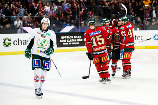 Frölundas John Klingberg, Joel Lundqvist, Anton Axelsson