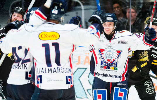 Linköpings Pär Arlbrandt  jublar