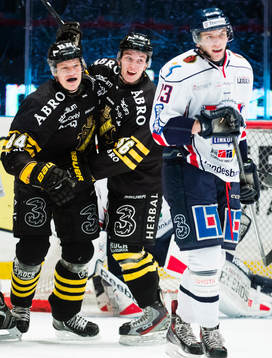 s Patric Blomdahl  och Dennis Nordström jublar