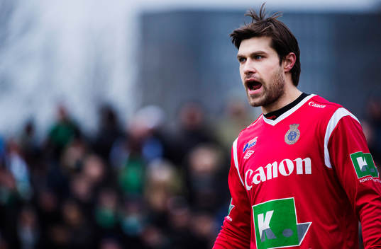 Gefles målvakt Emil Hedvall