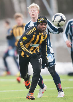 IFK Hässleholms Initimi Biotonye i träningsmatchen i