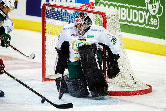 Färjestads målvakt Pekka Tuokkola