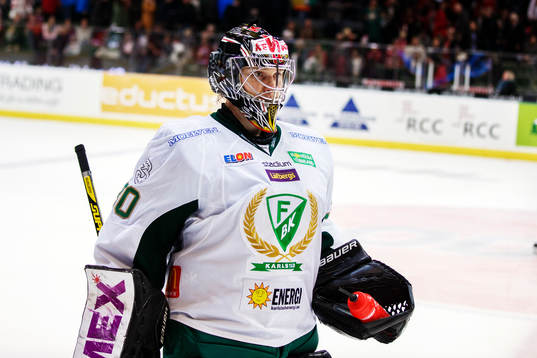 Färjestads målvakt Pekka Tuokkola