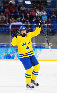 Sveriges Emma Eliasson jublar