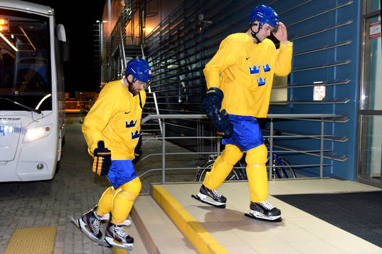 Sveriges Henrik Zetterberg och Jimmie Ericsson lämnar