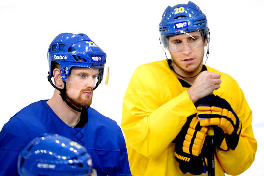 Sveriges Daniel Sedin och Alexander Steen