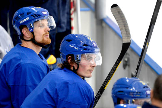 Sveriges Daniel Sedin och Loui Eriksson