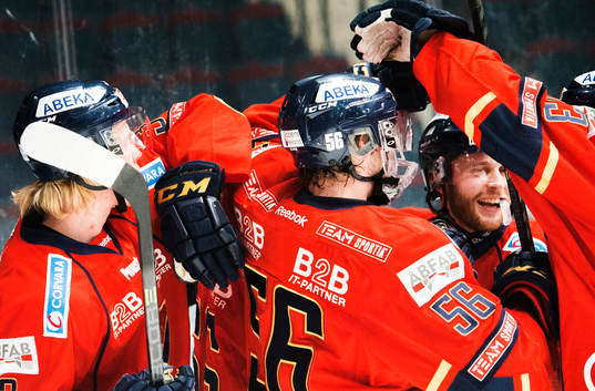 Djurgårdens Mattias Guter   jublar