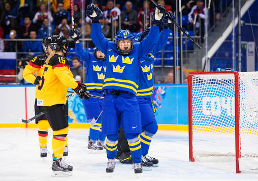Sveriges Emma Nordin jublar