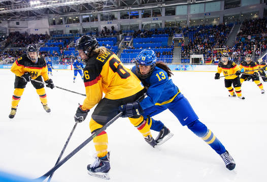 Tysklands Bettina Evers utmanas av Sveriges Lina Wester