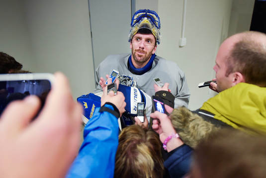 Målvakten Henrik Lundqvist