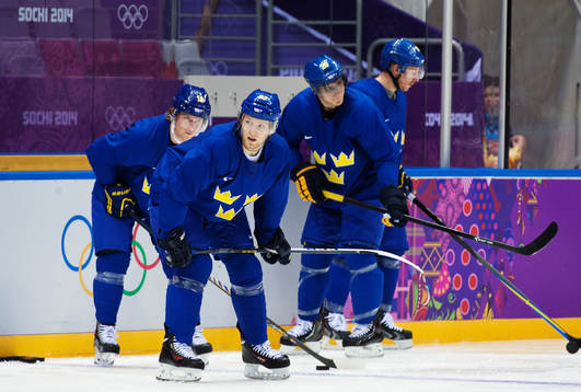Nicklas Bäckström, Gabriel Landeskog, Alexander Steen och