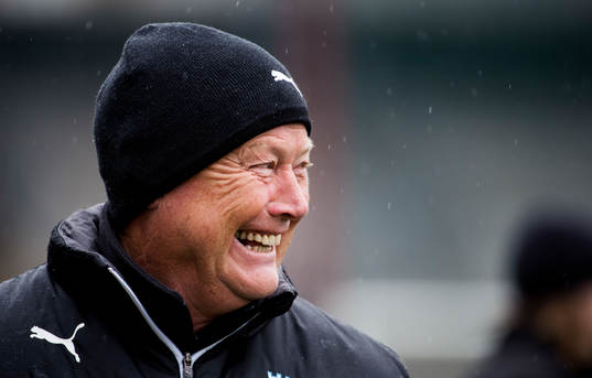 Malmö FFs tränare Åge Hareide när Malmö FF tränar