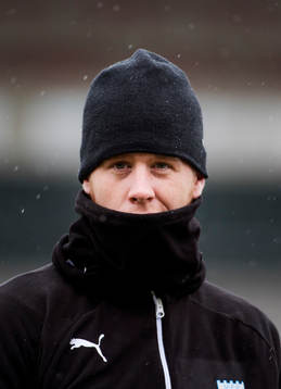 Malmö FFs Pontus Jansson när Malmö FF tränar