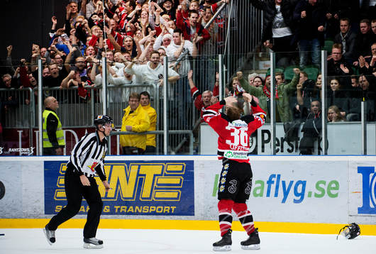 Malmö Redhawks David Liffiton jublar