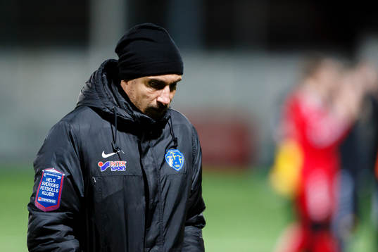 Falkenbergs tränare Henrik Larsson