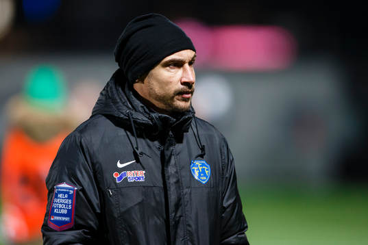 Falkenbergs tränare Henrik Larsson