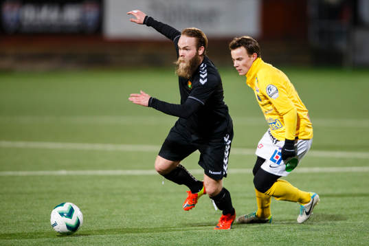 Gais Asgeir Börkur Asgeirsson och Falkenbergs Anton Wede