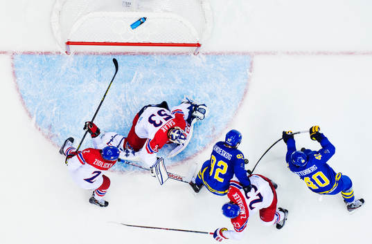 Sveriges Gabriel Landeskog och Henrik Zetterberg oroar