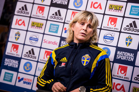 U23-landslagets förbundskapten Anneli Andersén